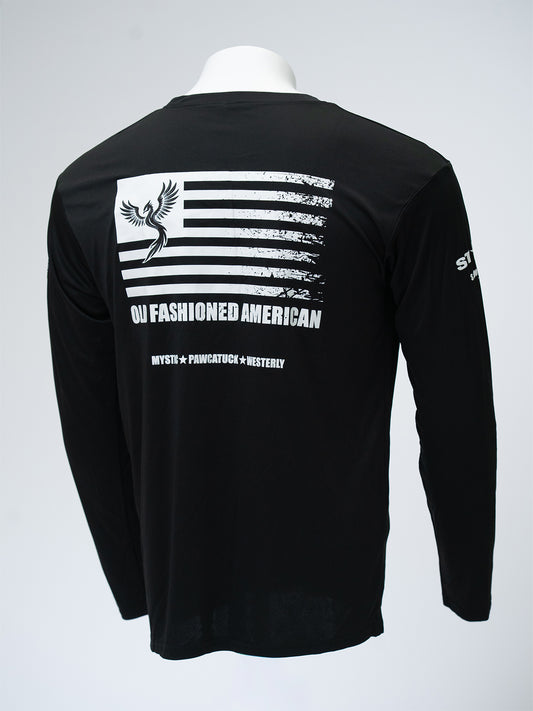 Flag Dry-Fit - Black/White