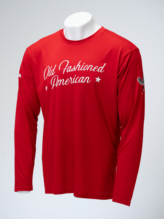 Flag Dry-Fit - Red/White