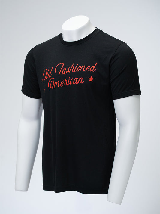 Flag Tee - Black/Red