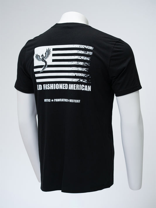 Flag tee - Black/White