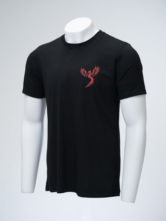 Phoenix Tee (Stand for something) - Black/Red