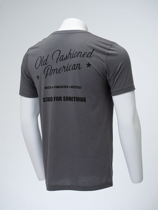 Phoenix Tee (Stand for something) - Grey/Black