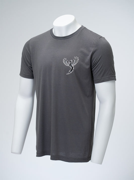 Phoenix Tee (Stand for something) - Grey/Black