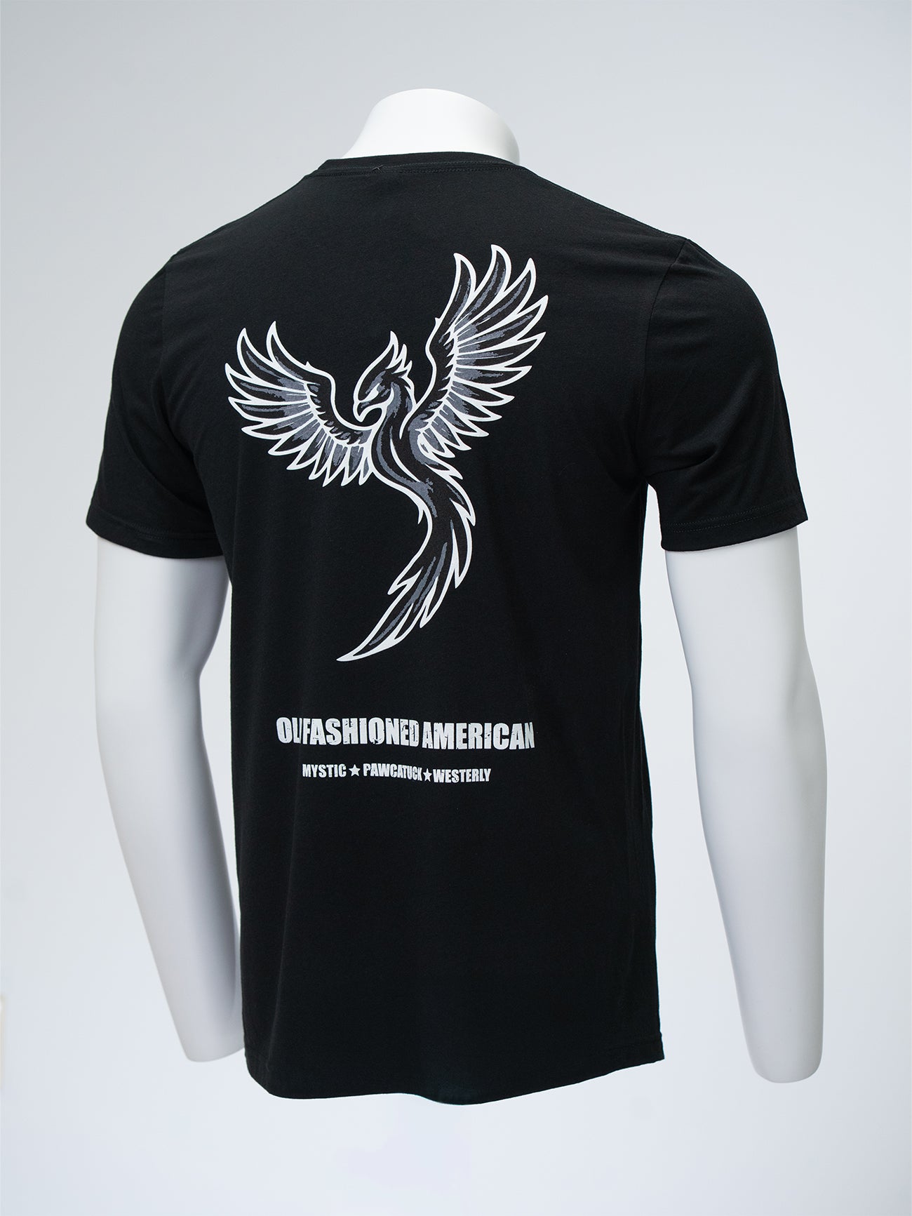 Flying Phoenix Tee - Black/White