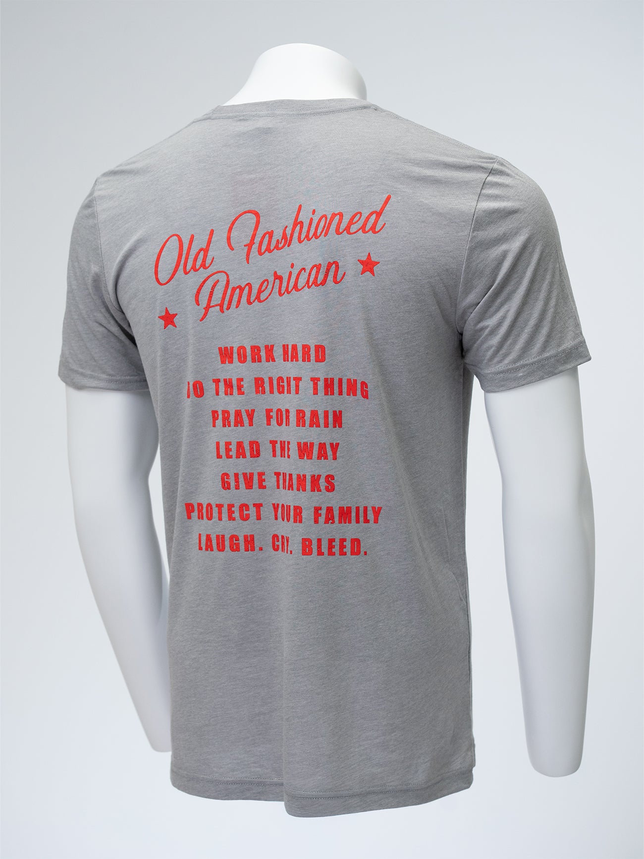 Stand for Something Tee - Grey/Red