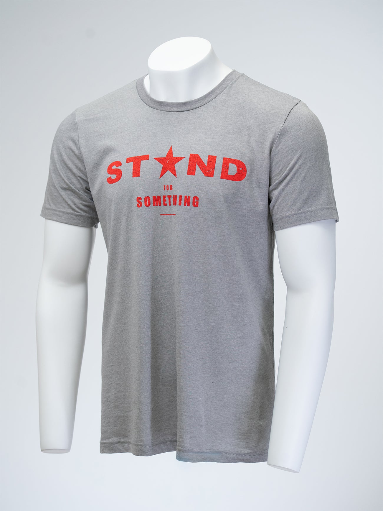Stand for Something Tee - Grey/Red