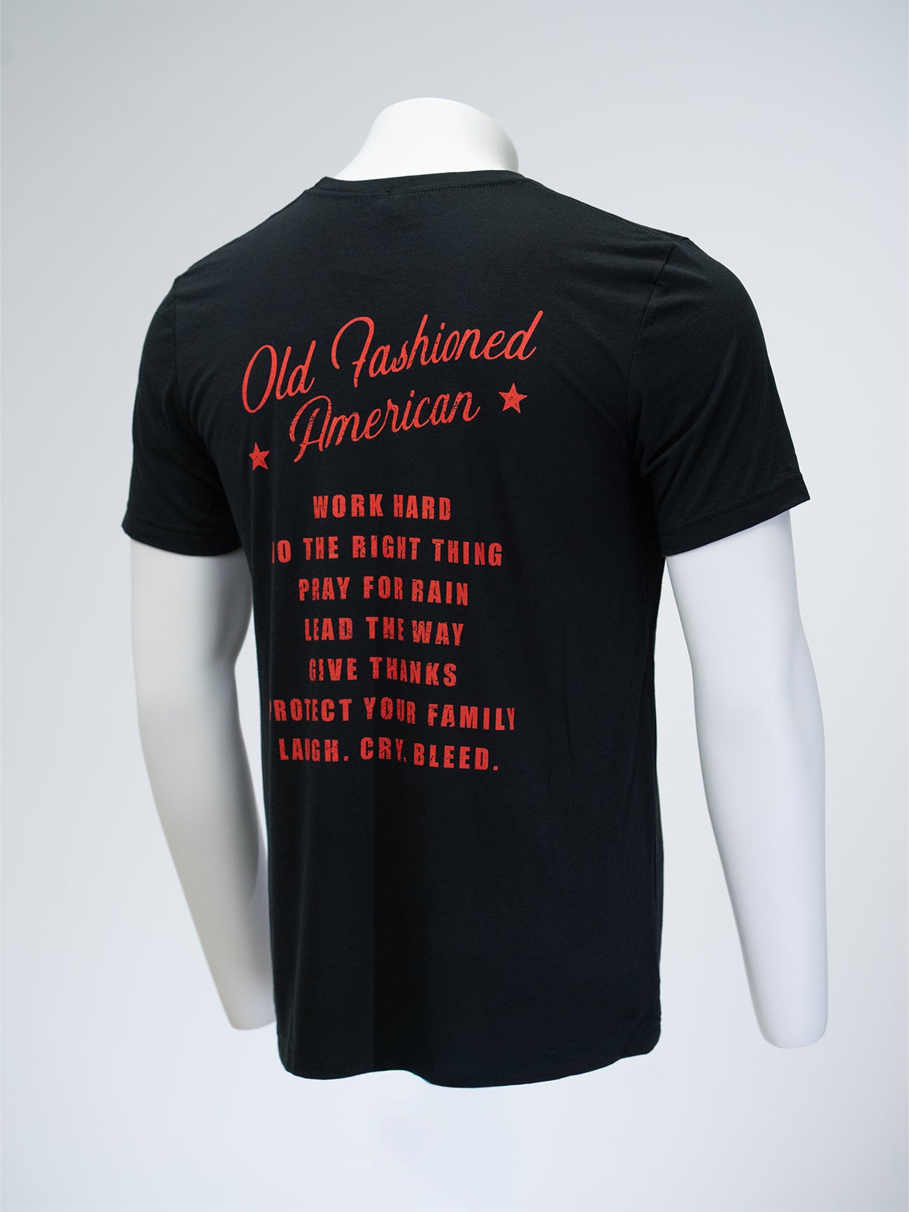 Stand for Something Tee - Black/Red