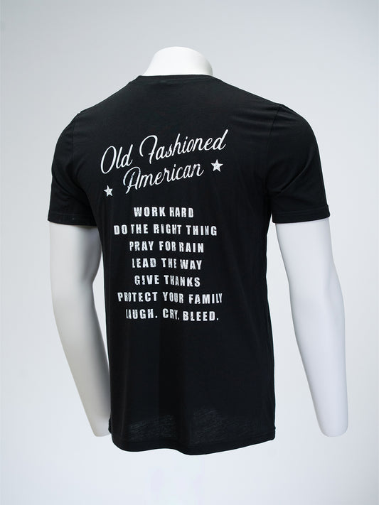 Stand for Something Tee - Black/White