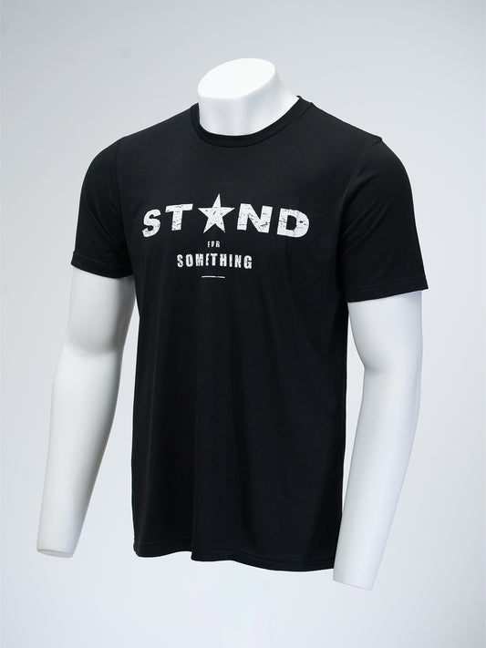 Stand for Something Tee - Black/White