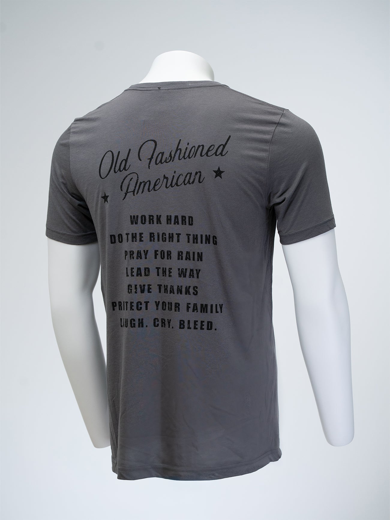 Stand for Something Tee - Grey/Black