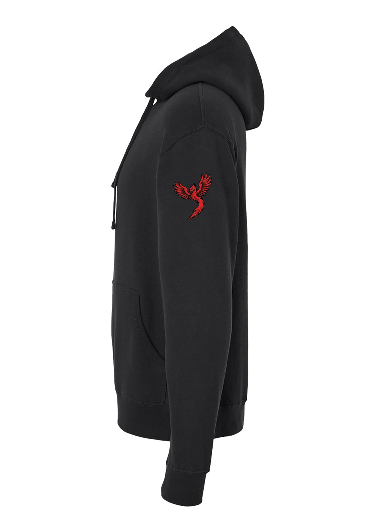 Flag Hoodie - Black/Red
