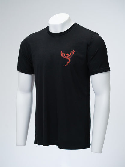 Phoenix Tee (Stand for something) - Black/Red