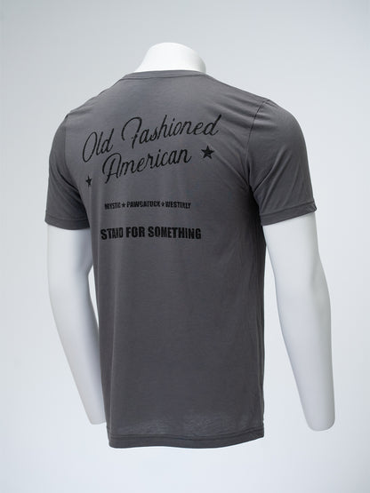 Phoenix Tee (Stand for something) - Grey/Black