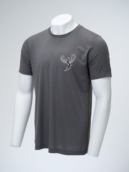 Phoenix Tee (Stand for something) - Grey/Black