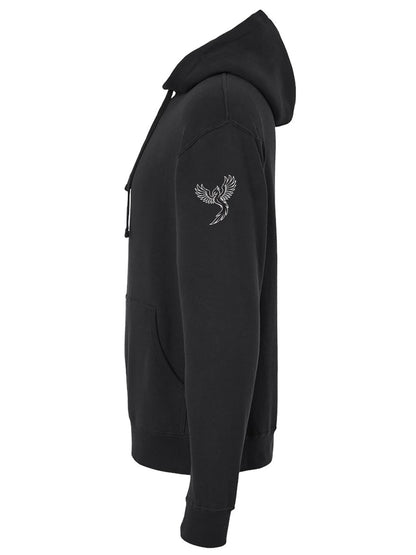 Flag Hoodie - Black/White